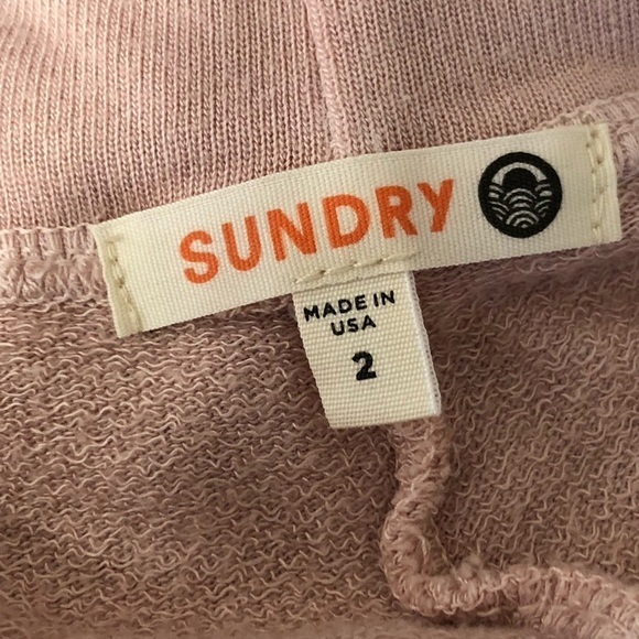 SUNDRY pink with stars & hearts jogger pants - Picture 6 of 11